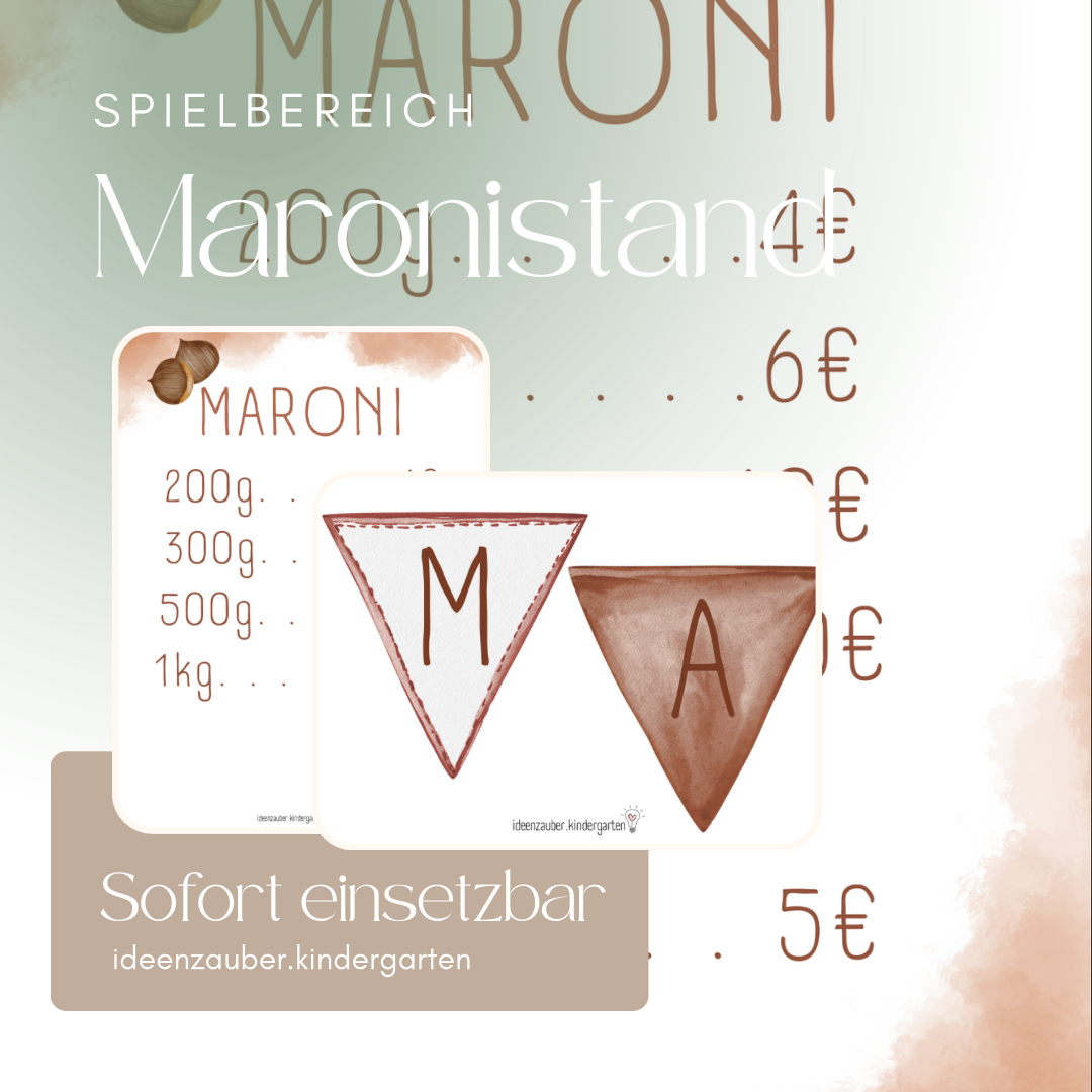 Rollenspielbereich Maronistand