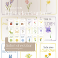 Entdeckerkarten Frühling