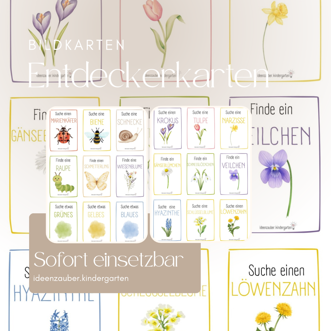 Entdeckerkarten Frühling