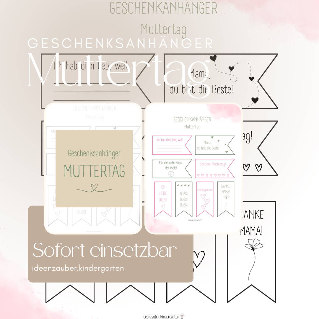 Geschenkanhänger Muttertag