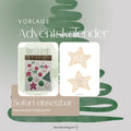 Jeden Tag ein Stück Weihnachten – Interaktiver Adventskalender für die Pinnwand
