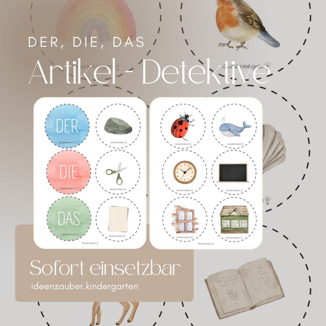DER, DIE, DAS: Artikel - Detektive