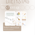 Wochentage& Aktivitätskarten