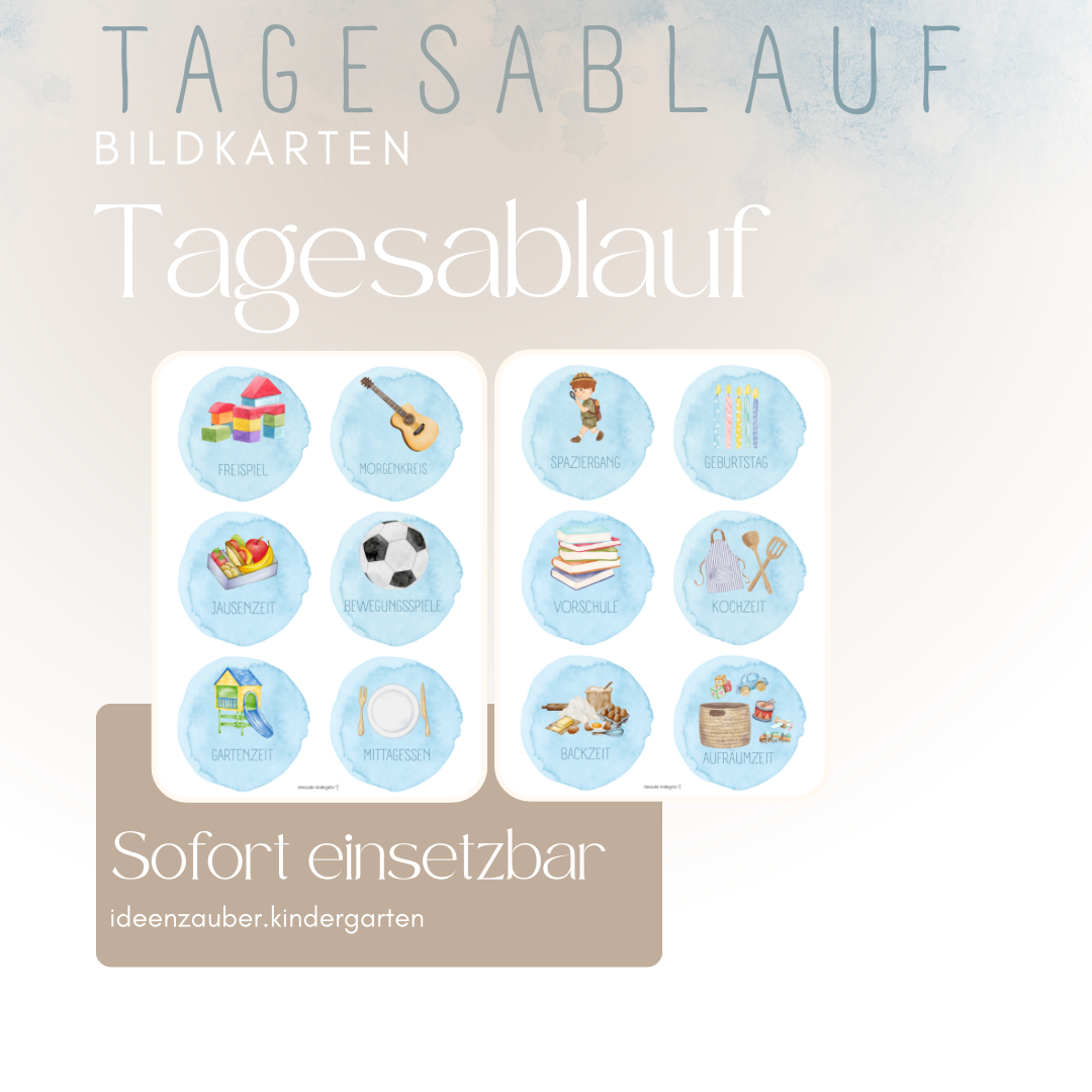 Tagesablauf Bildkarten