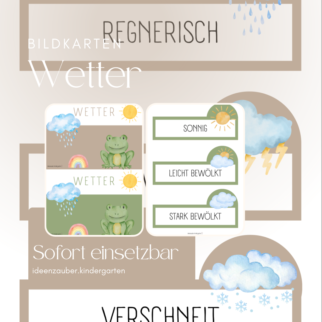 Wetter Bildkarten