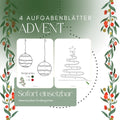 Lernspaß im Advent – 4 weihnachtliche Aufgabenblätter