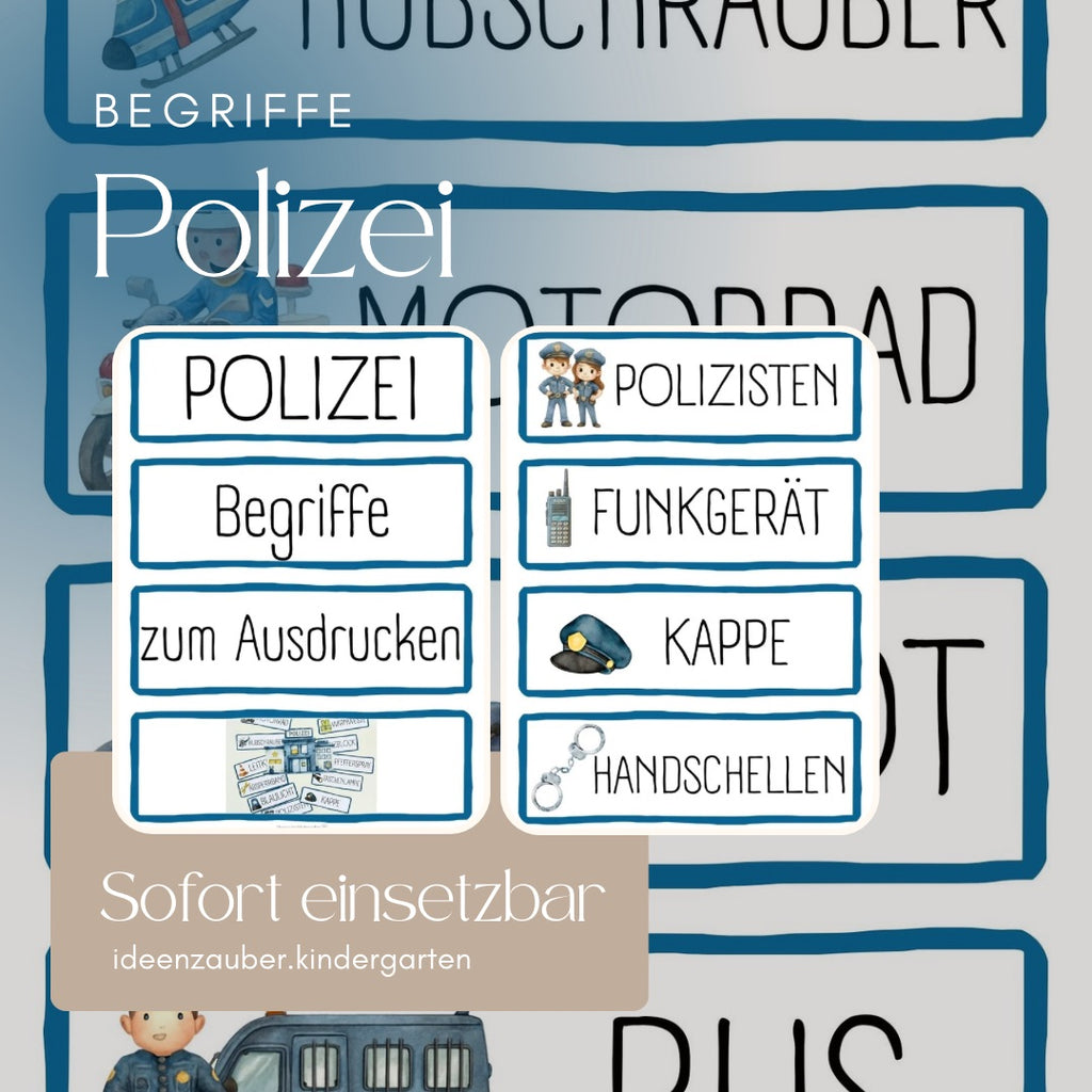 Begriffe Polizei