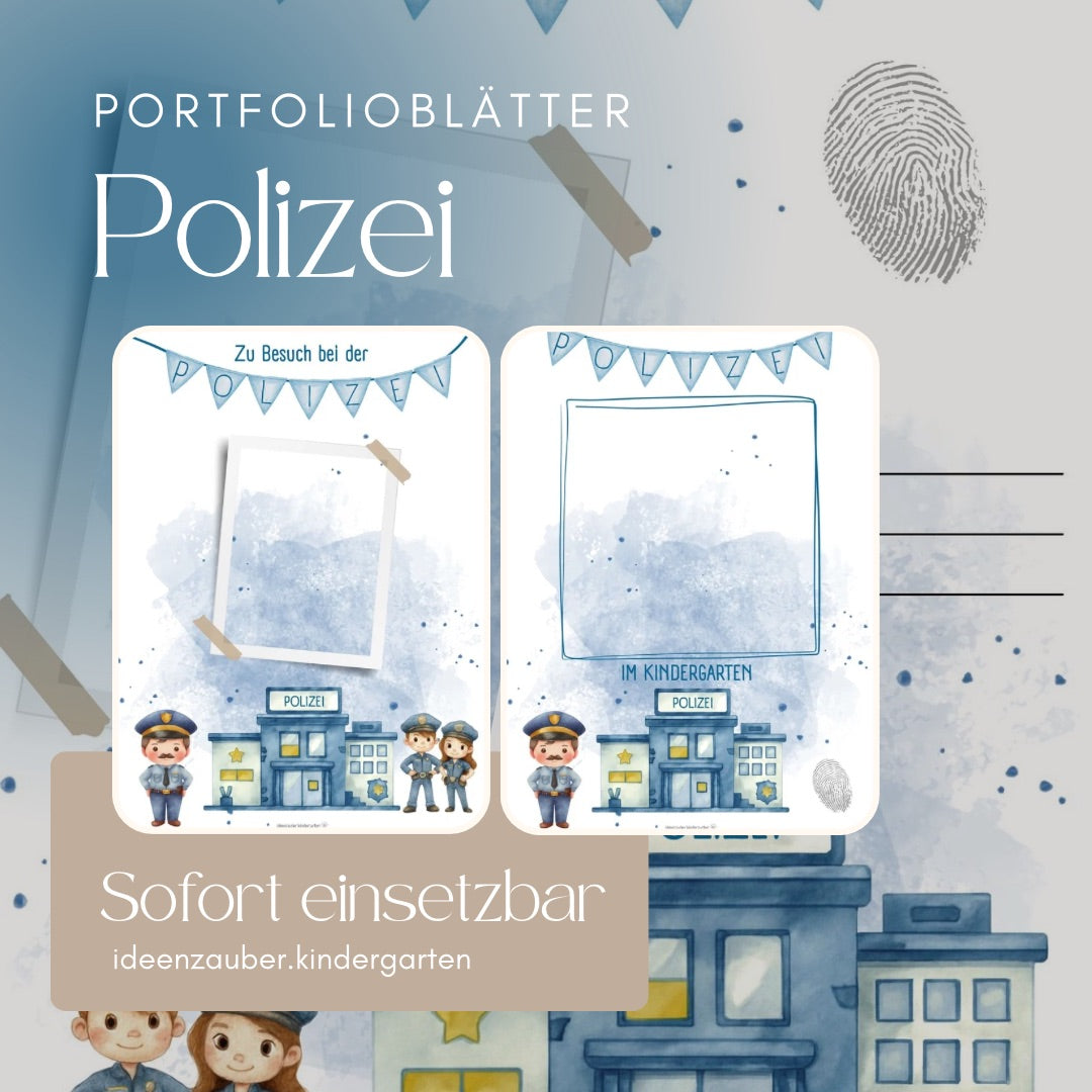 Portfolioblätter POLIZEI