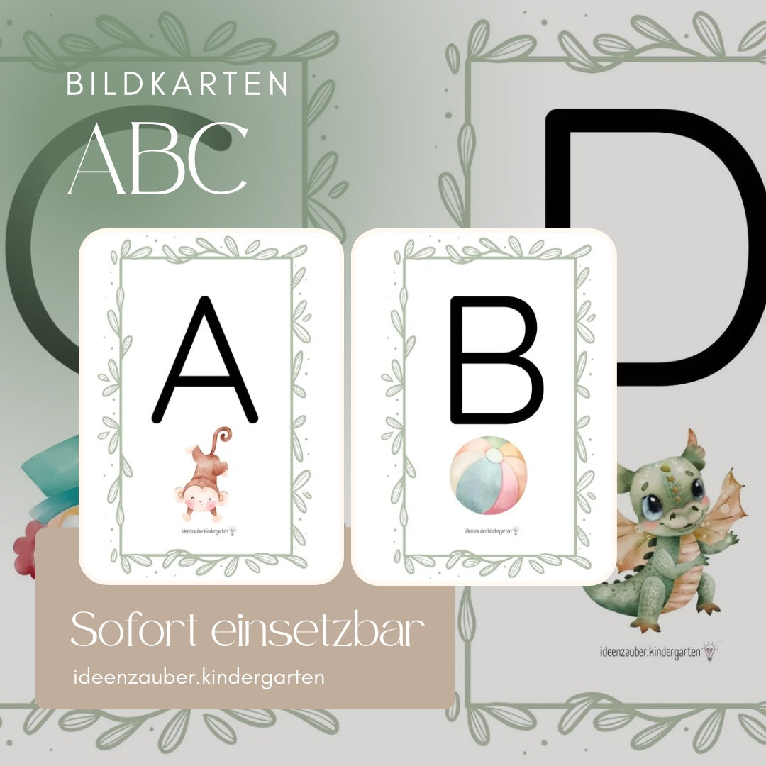 ABC: Alphabet für deinen Gruppen-, bzw. Klassenraum! Buchstaben