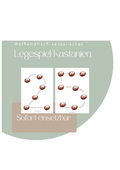 Mathematisch-sensorisches Legespiel Kastanie
